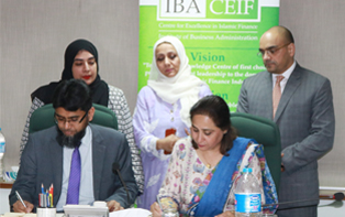 13 Feb, 2018: IBA CEIF signed an MoU with SECP for investors' education