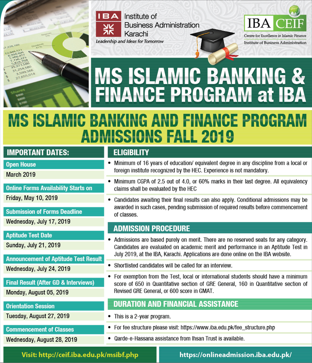 MS in Islamic Banking and Finance