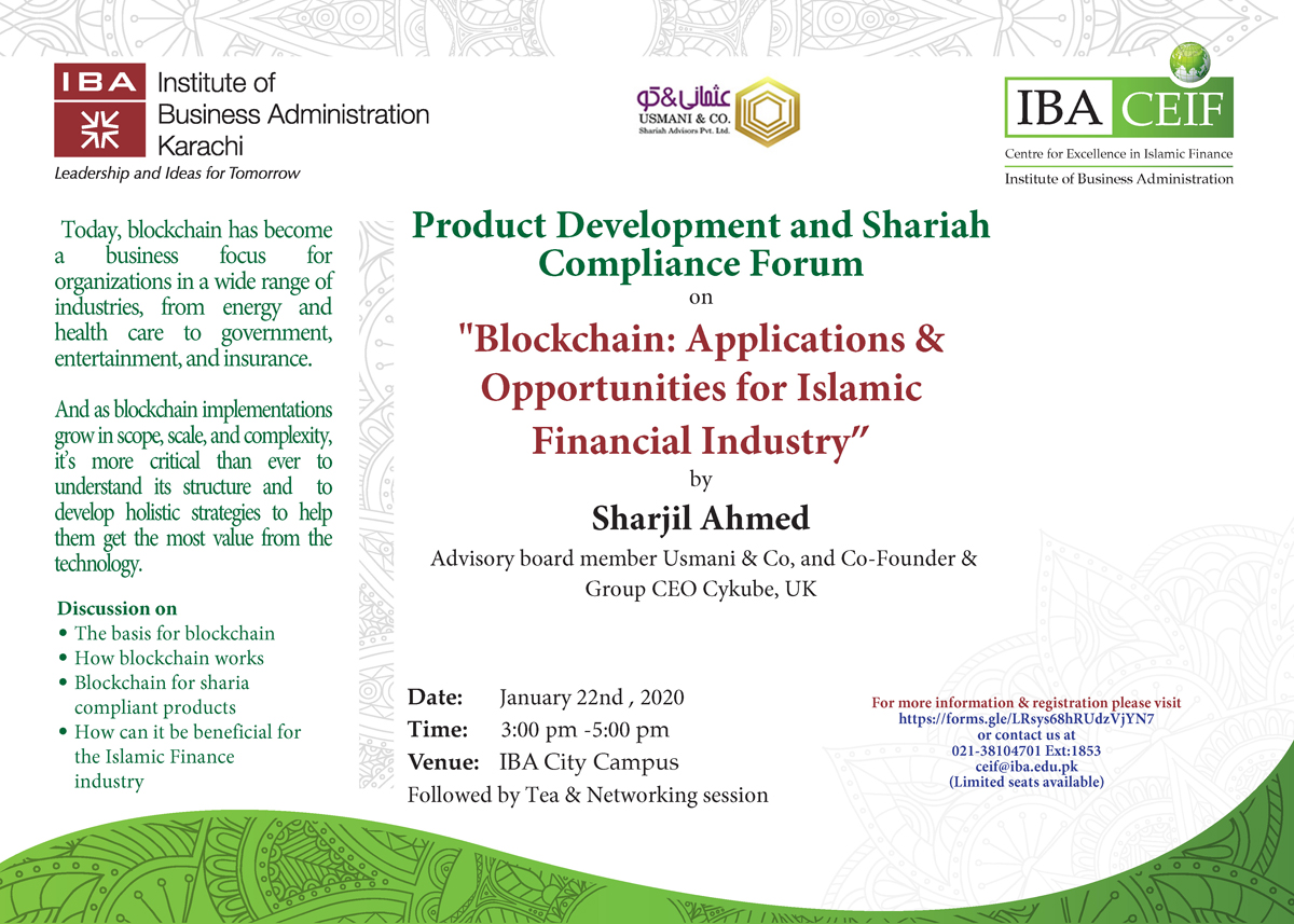Product Development and Shariah Compliance Forum