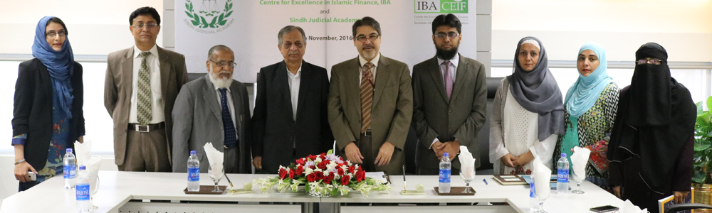 Title: 4th Nov, 2016: IBA CEIF Signs MOU with the Sindh Judicial Academy