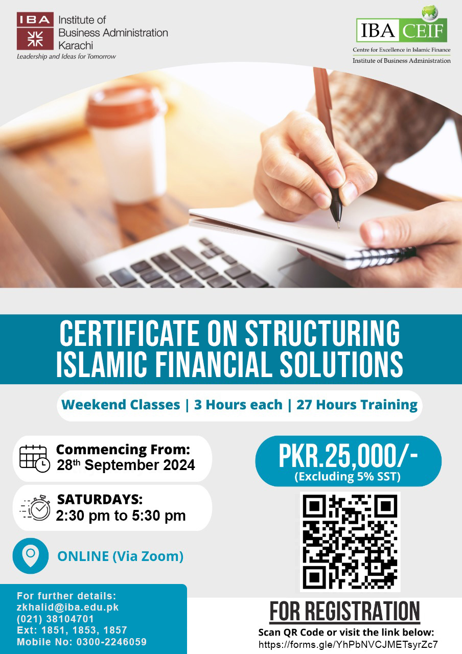 Certification on Structuring Islamic Financial Solutions 