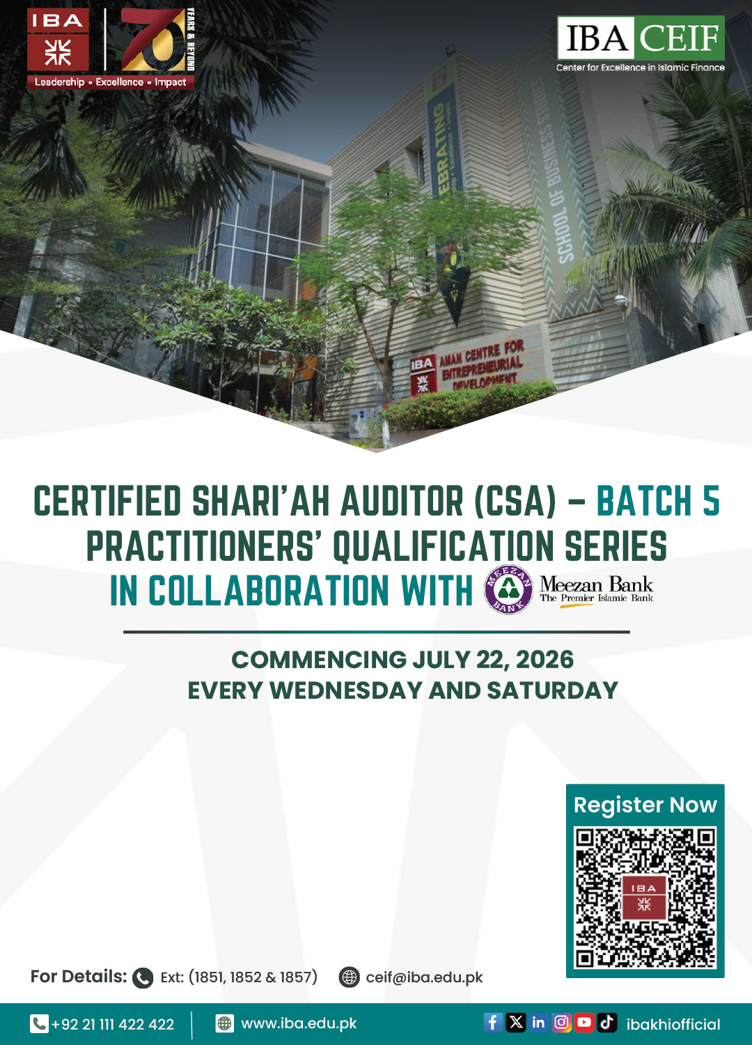 Certified Shariah Auditor (CSA) - Sep 2026