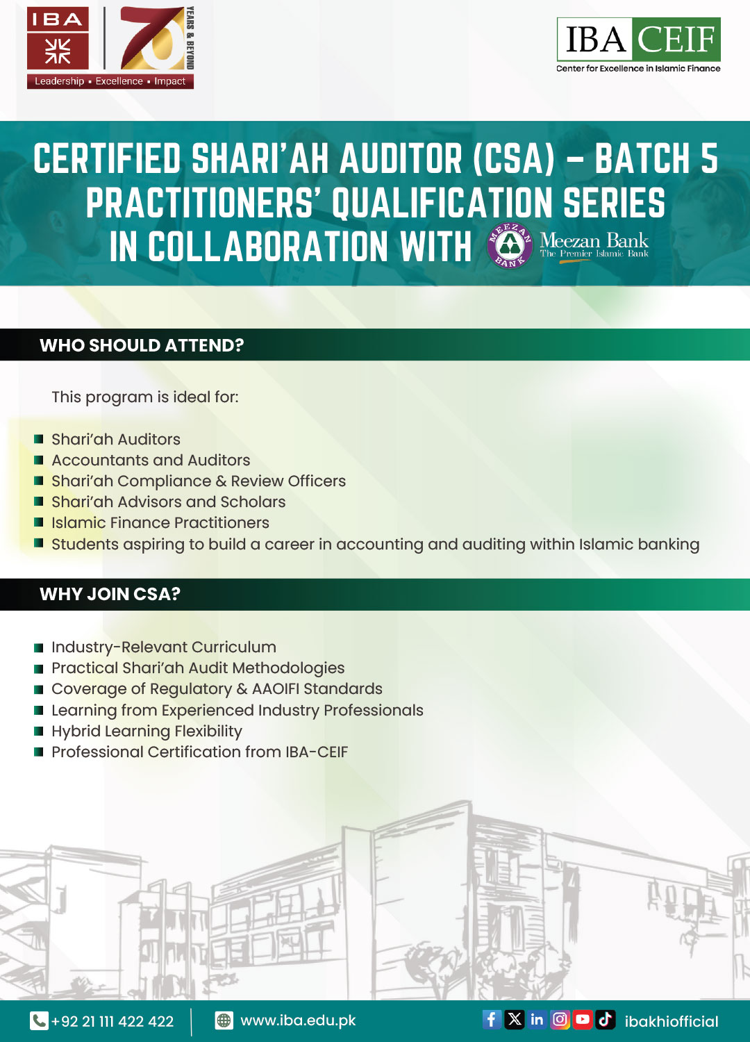 Certified Shariah Auditor (CSA) - Sep 2026