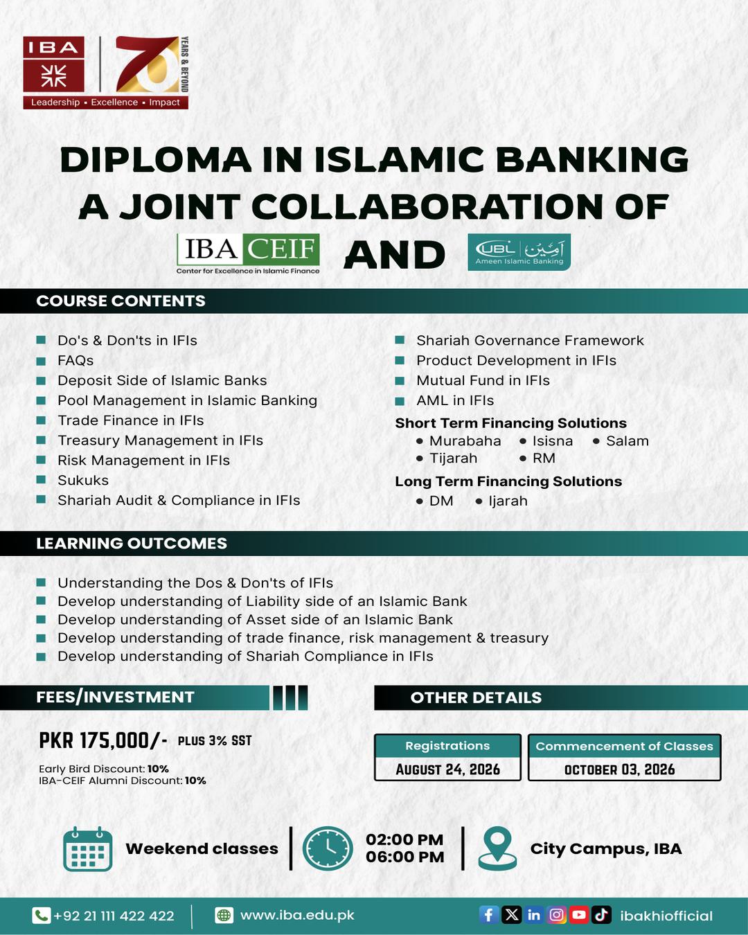 Diploma in Islamic Digital Banking