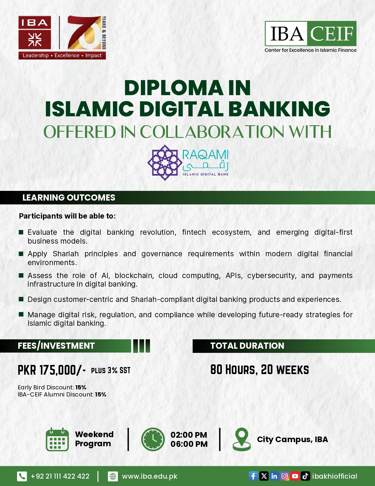 Diploma in Islamic Banking with UBL