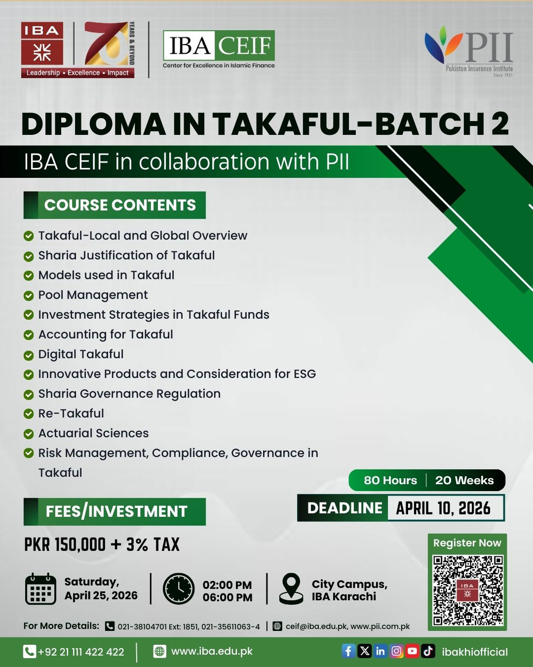 Diploma in Takaful - Batch 2