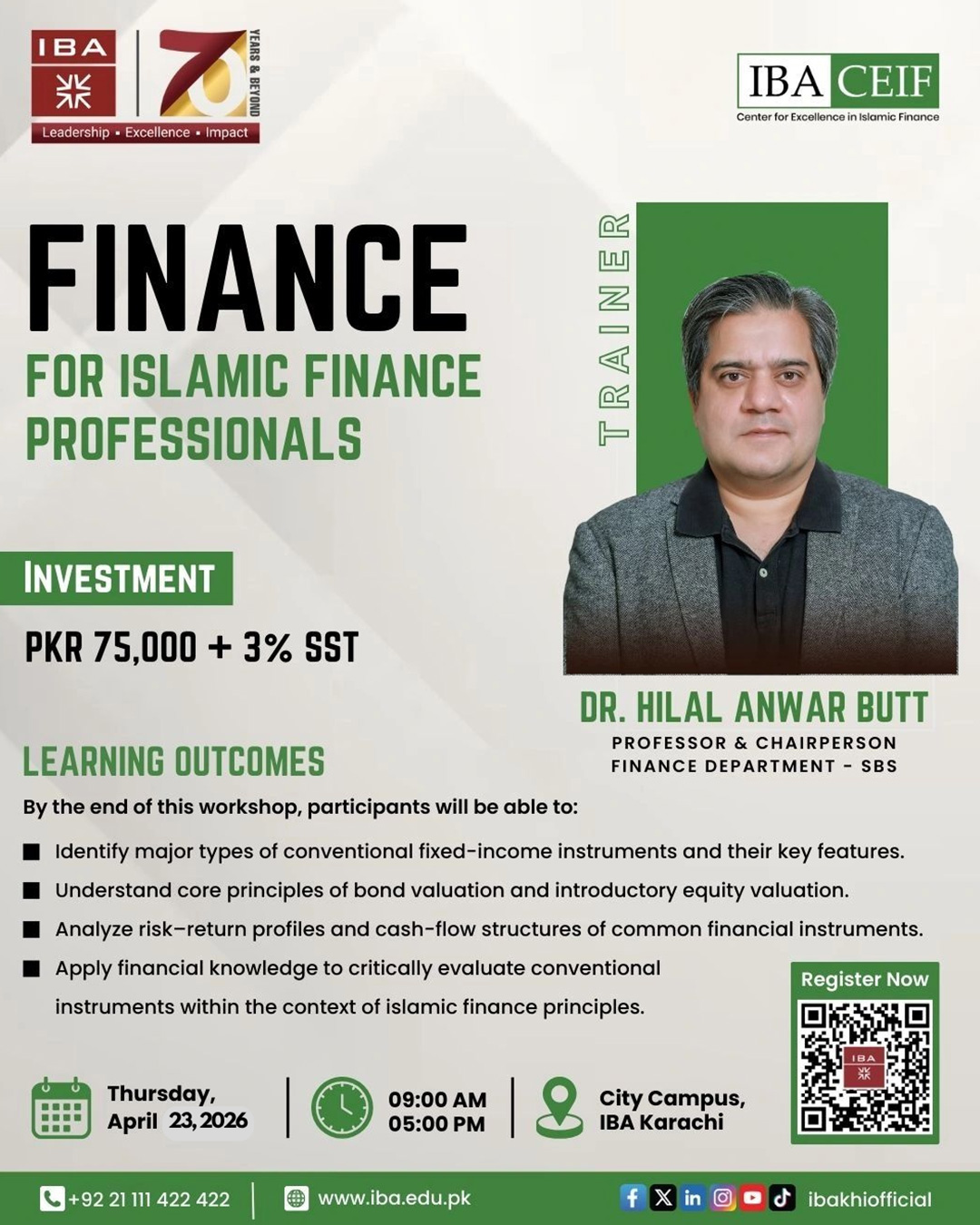 Finance for Islamic Finance Professionals