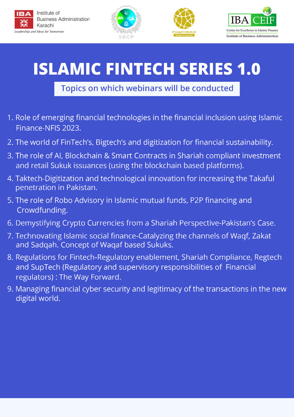 Islamic Fintech Series 1.0 