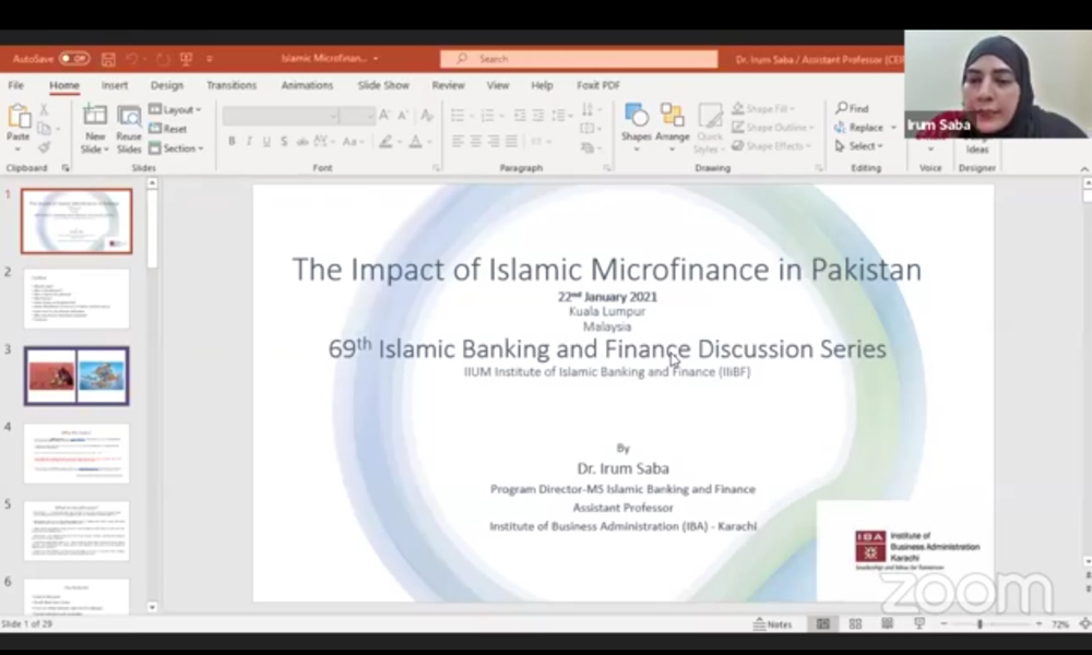 The Impact of Islamic Microfinance in Pakistan
