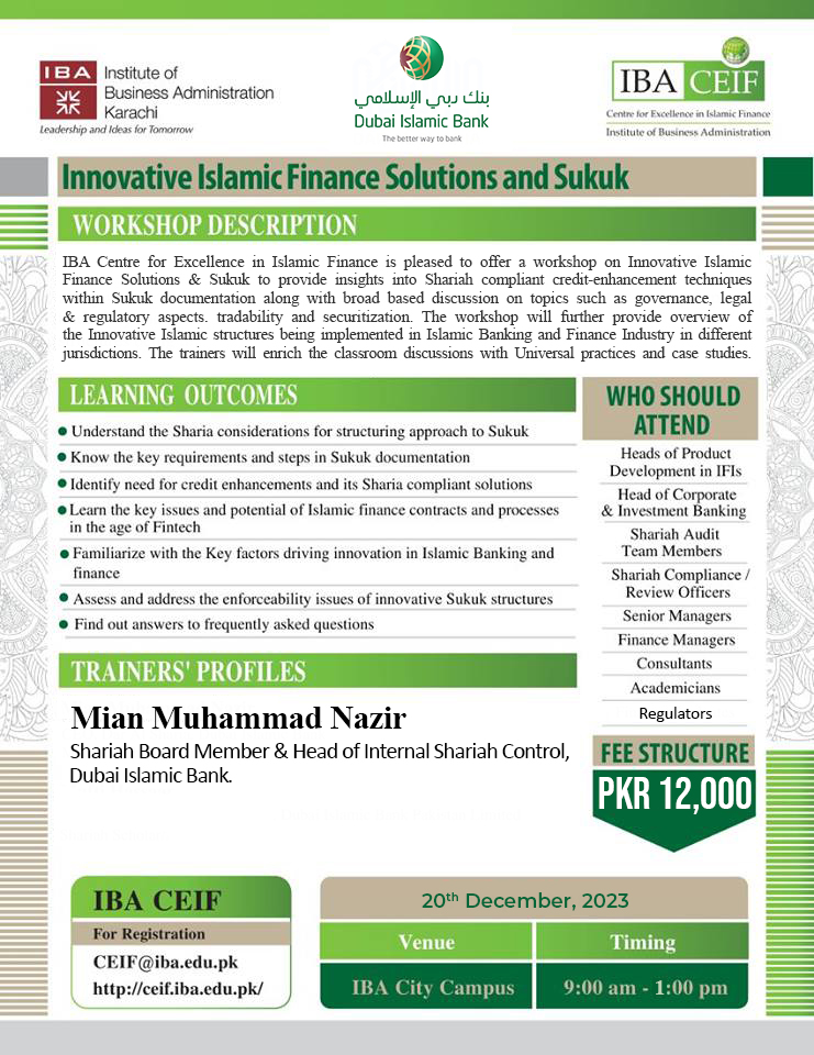 Innovative Islamic Finance Solutions and Sukuk