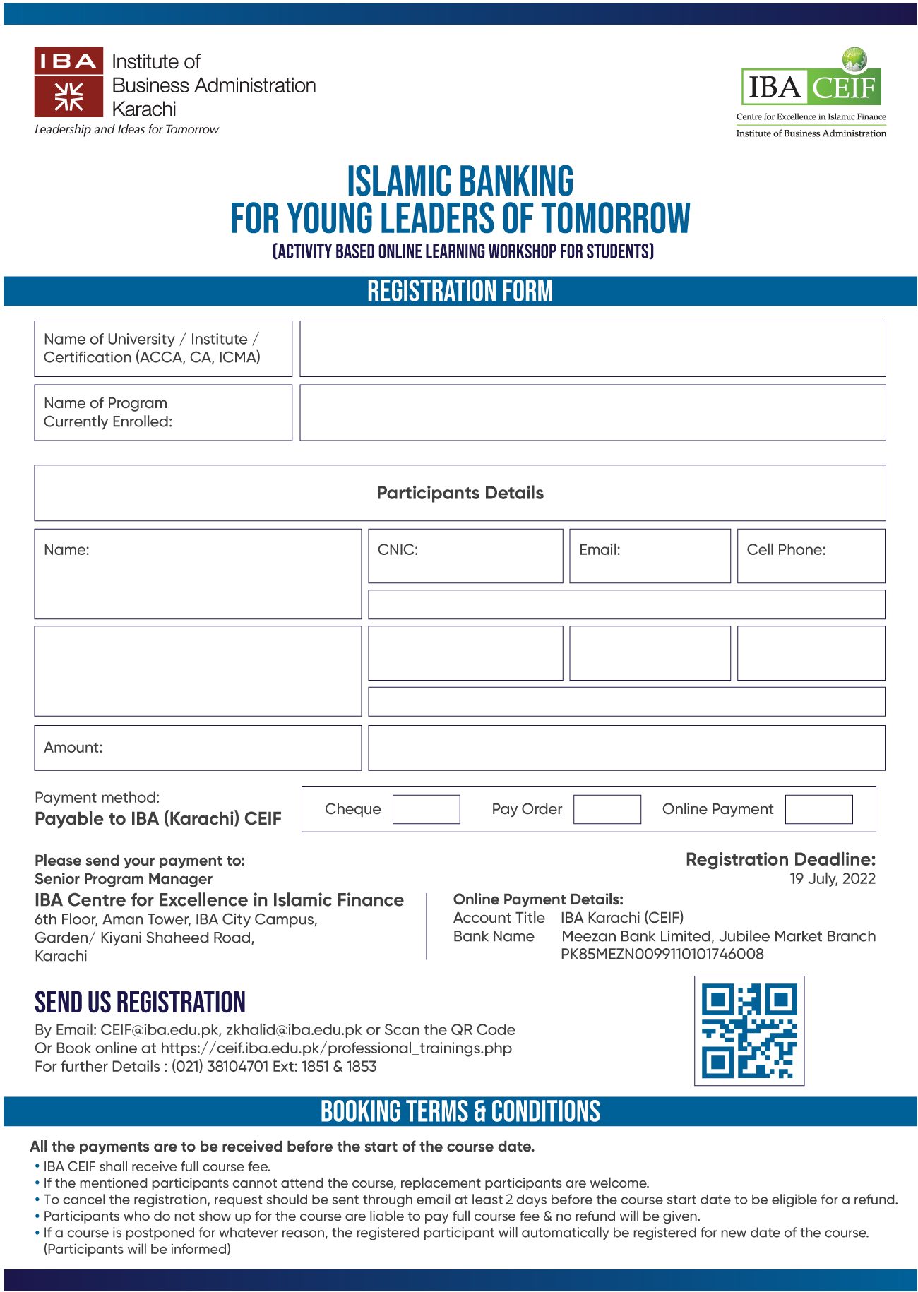 Islamic Banking for Young Leaders for Tomorrow