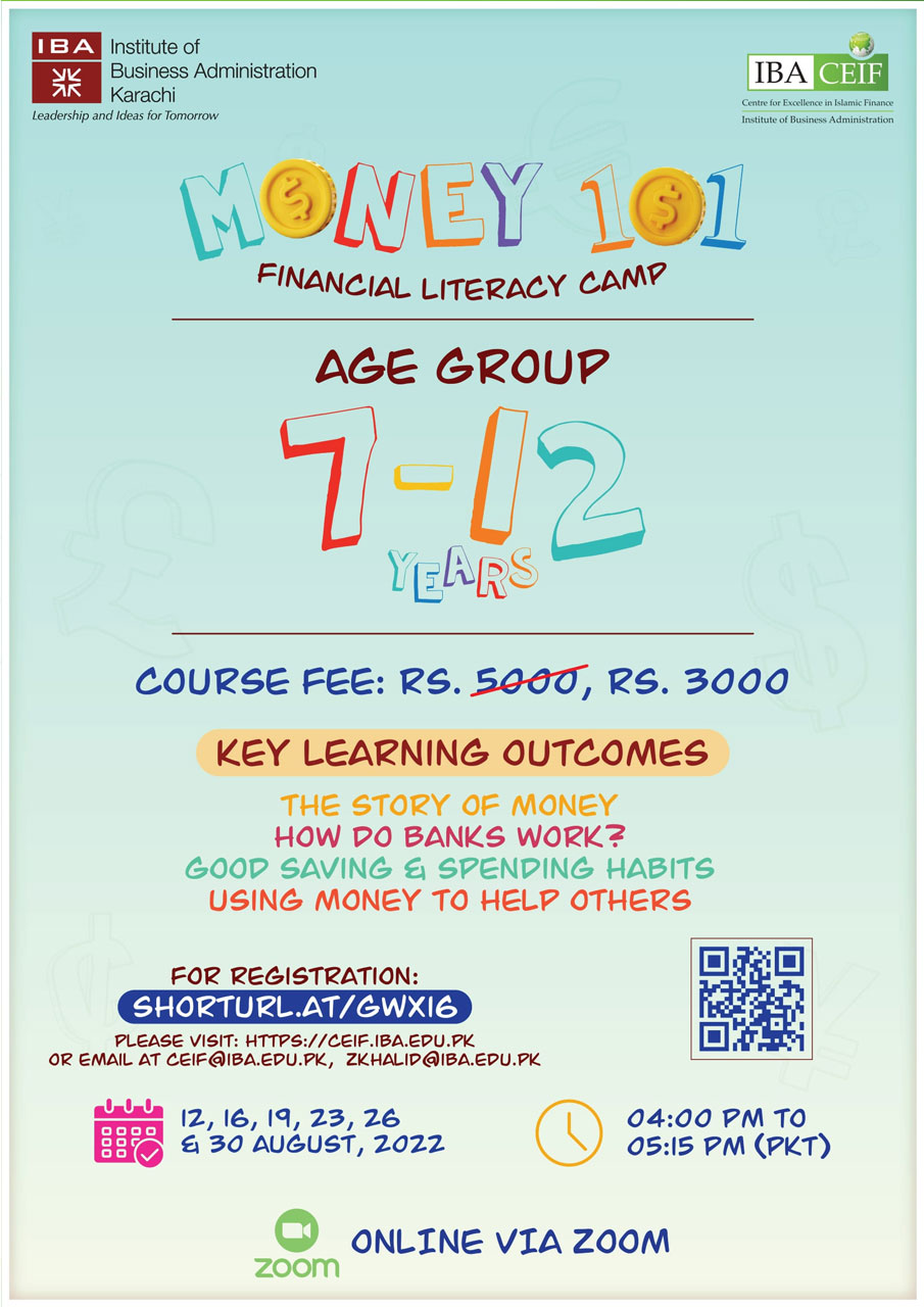 Money 101” Online Financial Literacy Camp