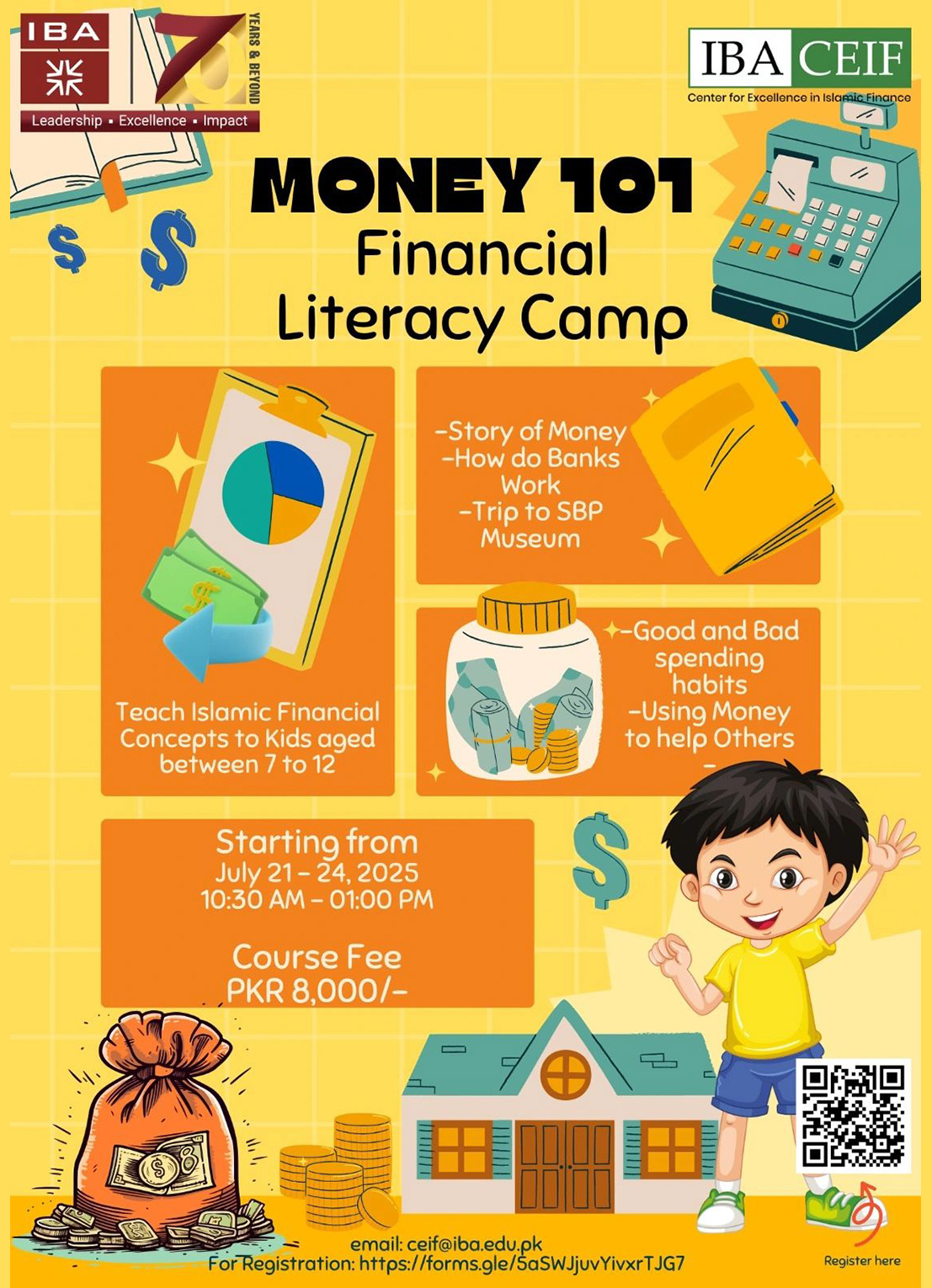 MONEY 101- The Financial Literacy Camp for Kids