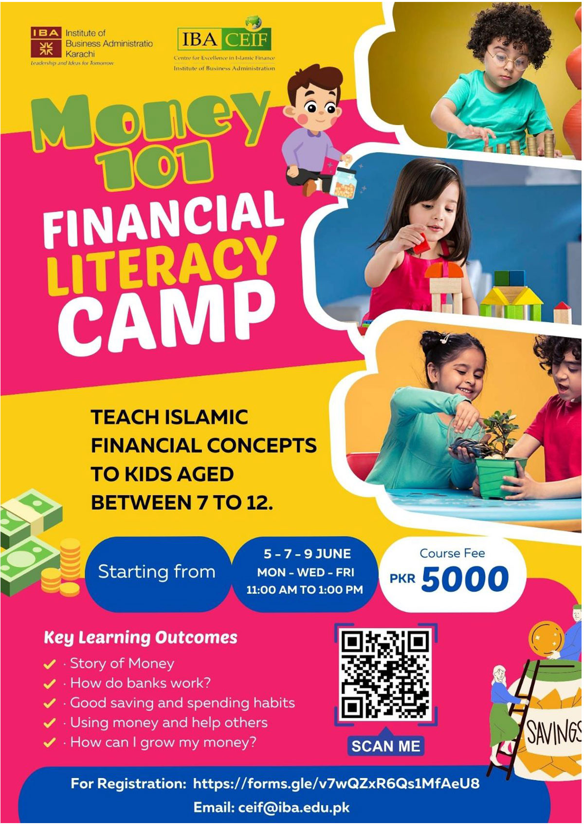 MONEY 101- The Financial Literacy Summer Camp for Kids