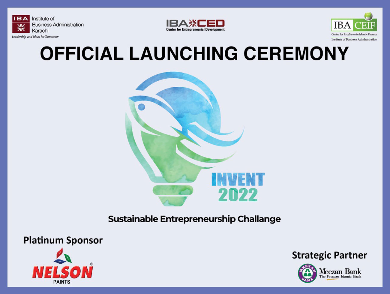 Official Launching Ceremony Sustainable Entrepreneurship Challange 