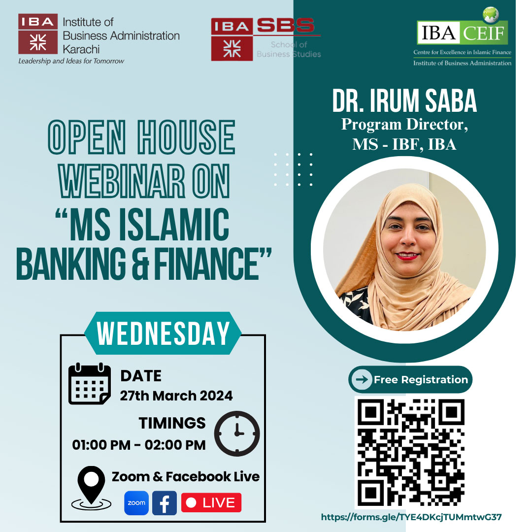 Open House Webinar on MS Islamic Banking and Finance