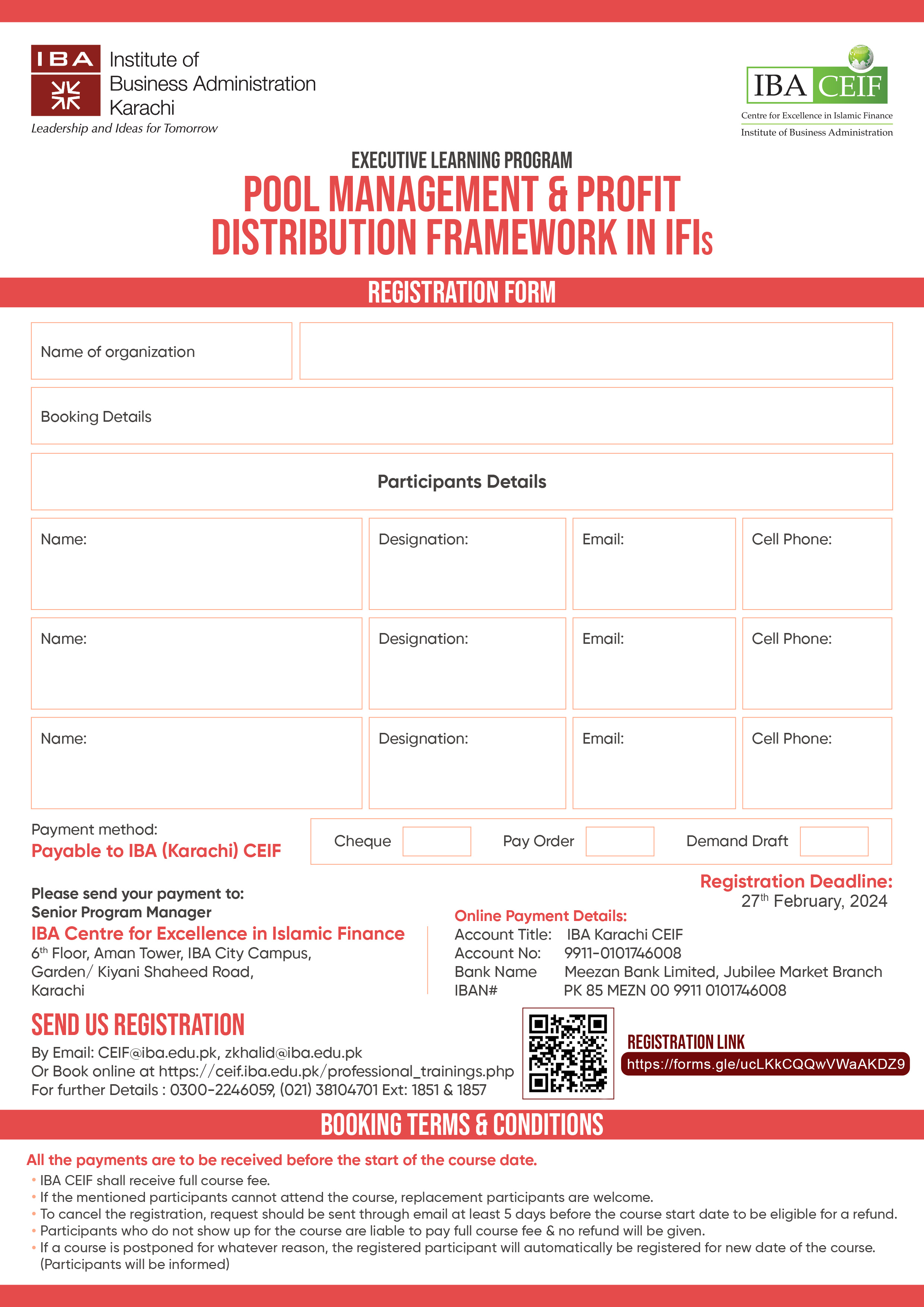 Pool Management & Profit Distribution Framework In IFIs