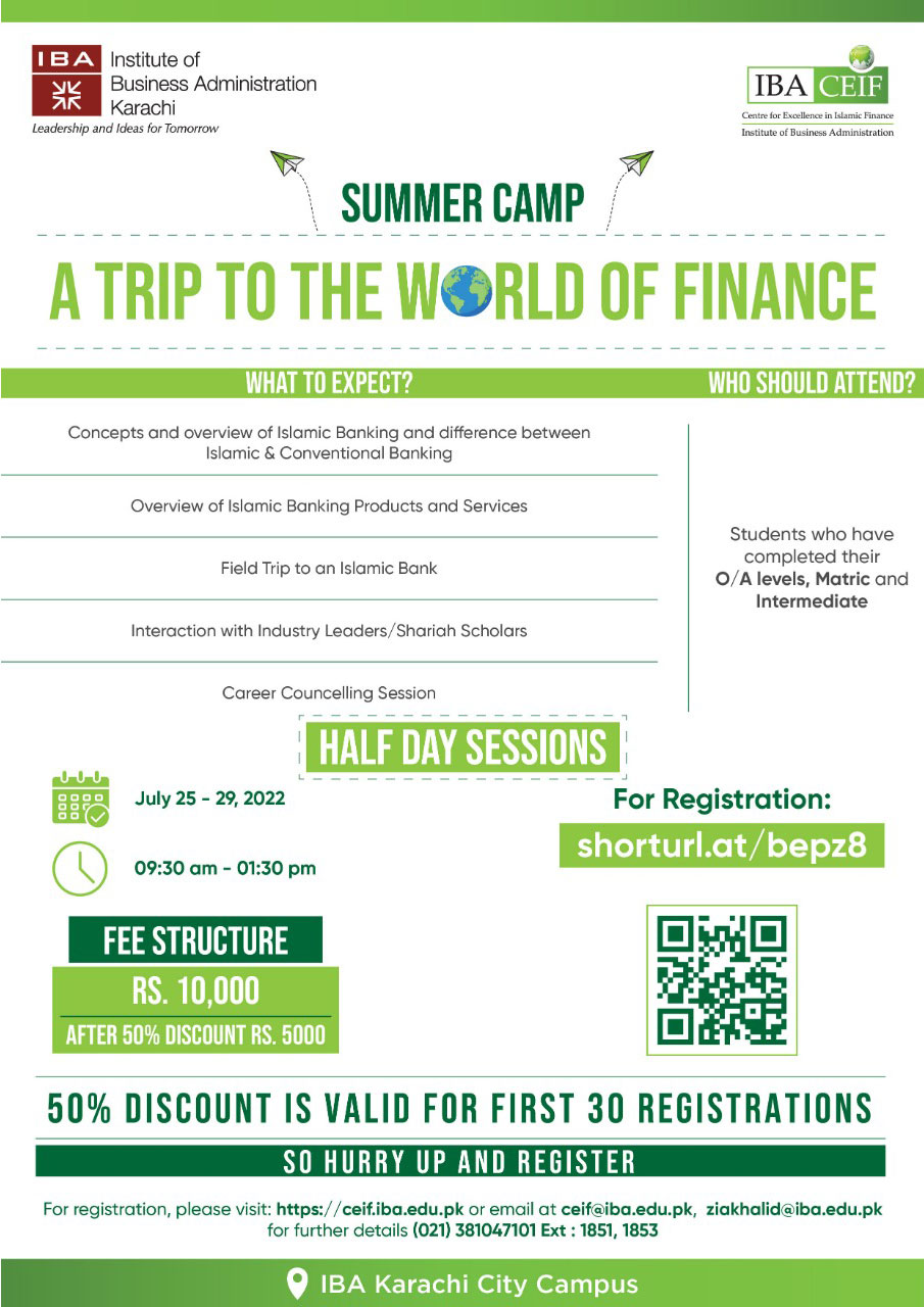 Summer Camp titled as “A Trip to the World of Finance