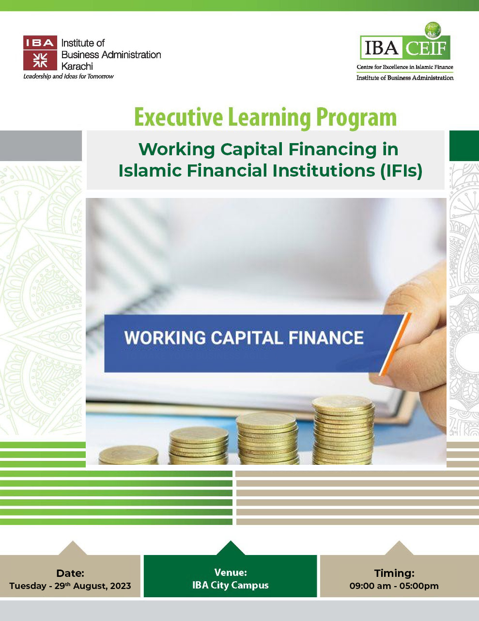 Working Capital Financing in Islamic Financial Institutions (IFIs)